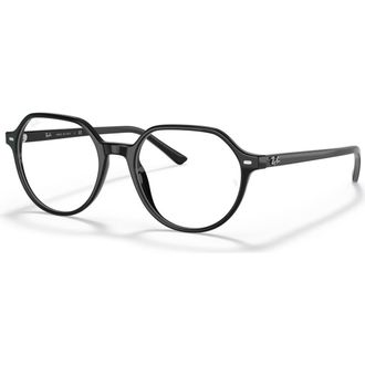 Ray-Ban 49mm Round optical glasses in Black at Nordstrom