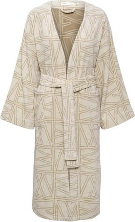 Inwear Cozyiw Robe - Dames - Badjassen - Beige - L/Xl - Katoen - Nachtkleding