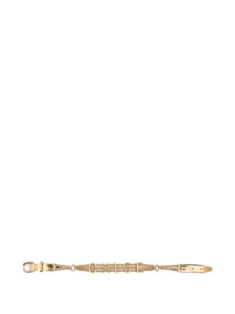Chlo&eacute; Bracciale Vintage Gold Con Pietra Bianca
