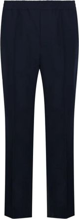 Gucci Technical Panama Sportswear Pant - male - Gucci - Straight Trousers - Blue - XL - Trousers