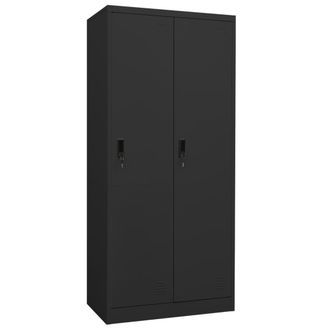 vidaXL Armario De Acero Gris Antracita 80x50x180 Cm Vidaxl