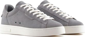 A|X Armani Exchange Mens London Sneaker, Neutral Grey, 9 UK