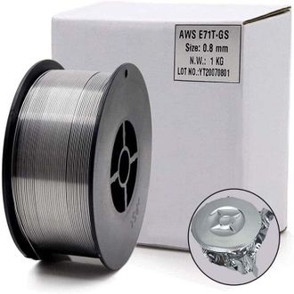 OEM Carrete De Alambre Tubular Sin Gas Autoprotegido E71t-gs De 0,8 Mm Y 1 Kg Para Soldadura Mig Universal En Todas Las &Aacute;reas