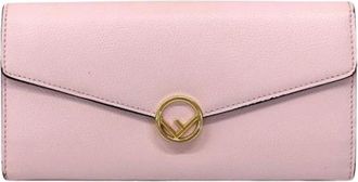 Fendi Pre-owned Long Wallet (Bi-fold) - Dames - Vintage Accessoires - Roze - ONE Size - Leer - Vintage
