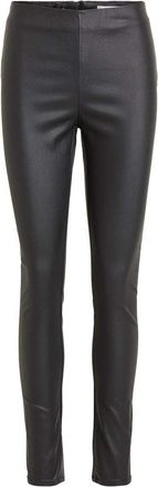 Vila Vicommit Womens Coated Plain Noos Leggings, Black (Black), M
