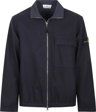 Stone Island Sobrecamisa Comfort Fit - Jackets - Hombre - Azul - 2XL