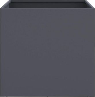 vidaXL Planters 2 pcs Anthracite 49x47x46 cm Steel vidaXL