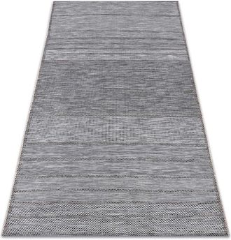 RugsX Rugsx - Carpet sisal loft 21108 Lines grey / ivory / silver grey 120x170 cm
