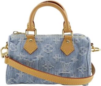 Louis Vuitton Pre-owned Mini Bag - Dames - Vintage Mini Tas - Blauw - ONE Size - Vintage