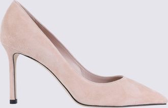 Jimmy Choo London Pink Suede Pumps