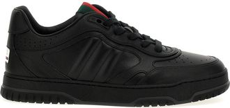 Gucci Black Leather Sneakers