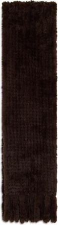 Pinko Pinko, Accessoires, Dames, Bruin, ONE Size, Polyester, Furry Scarf
