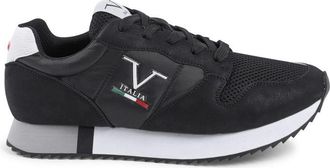 19V69 V Mens Sneaker SNK 003 M Black Leather - Size UK 10