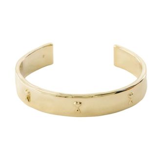 Ami Accessoires, unisex, Geel, ONE Size, Hammered Ami De Coeur Armband
