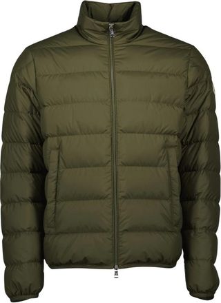 Moncler Baudinet Down Jacket - Heren - Gewatteerde jassen - Groen - 2XL - Polyester - Jassen