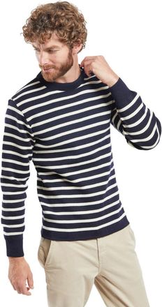 Armor Lux Armor Lux Mens Pull Marin Rayé Fouesnant Homme Jumper, Bleu (Rich Navy/Nature Bi5), 2