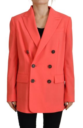 Dsquared2 Dsquared&sup2; Double Breasted Coat Blazer Womens Jacket (Pre-Owned)