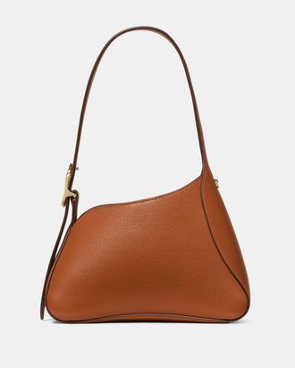 Kate Spade New York Womens 454 Sculpted Shoulder Bag - Brown Leather - One Size