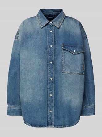 Scotch & Soda Jeansjacke mit Brusttasche in Jeansblau, Gr&ouml;&szlig;e XS