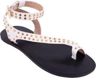Shushop Carrie Ankle Strap Sandal in White at Nordstrom, Size 7.5
