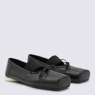 Maison Margiela Leather Loafer Flat - Black