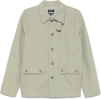 A.P.C. Giacca leggera in cotone - Verde