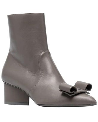 Ferragamo Viva Bow Leather Bootie