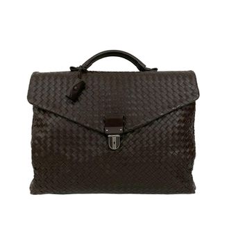 Bottega Veneta Brown Leather Briefcase (Pre-Owned)