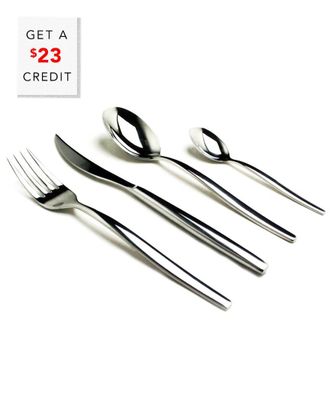 Mepra Sassonia 24Pc Flatware Set With $23 Credit
