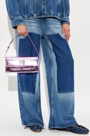 Off-white Handbag Jitney 1.0, Womens, Purple