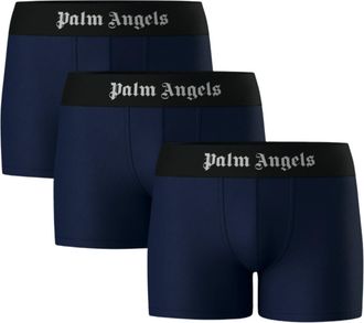Palm Angels Trunk Boxer Shorts in Navyblauw