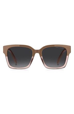 Marc Jacobs 53mm Gradient Square Sunglasses in 010A-9O at Nordstrom Rack