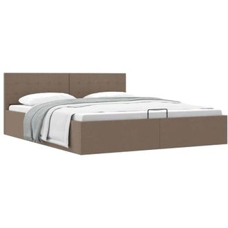 vidaXL Vidaxl - Giroletto con Contenitore Grigio Talpa in Tessuto 180x200 cm