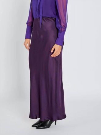Bruuns Bazaar Arfaj Joanelle Skirt In Night Shadow