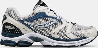 Saucony Mens Progrid Triumph 4 Running Shoe in White Navy - Blue & White - Size UK 5.5