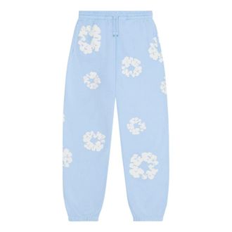 Denim Tears The Cotton Wreath Sweatpants Powder Blue FW24BAS0602