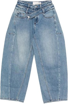 Feng Chen Wang Jeans a gamba ampia - Blu