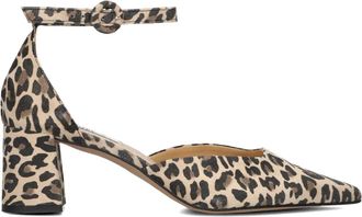 Notre-V Schoenen, Dames, Bruin, 37 EU, Leer, Elegante Sandalen met Hak