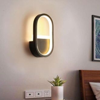 OEM Aplique De Pared Led Para Interiores, 3 Modos De Color De Iluminaci&oacute;n, L&aacute;mpara De Pared Moderna, Iluminaci&oacute;n De Pared Para Dormitorio, Sala De Estar, 