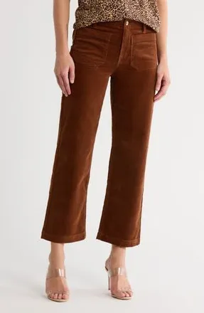 Sanctuary Supernova Crop Corduroy Pants in Clove at Nordstrom Rack, Size 27