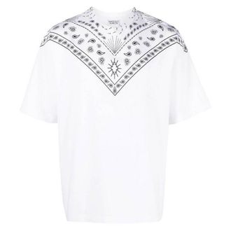 Marcelo Burlon Bandana Print Cotton T-Shirt, Size X-Small