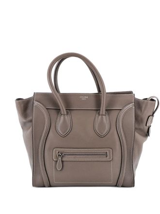 Celine Luggage Bag Grainy Leather Mini tote bag - Grijs