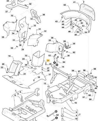 STIGA Sports Placa De Columna De Asiento Delantero Pfm Vnn Original Stiga - 387547011/1