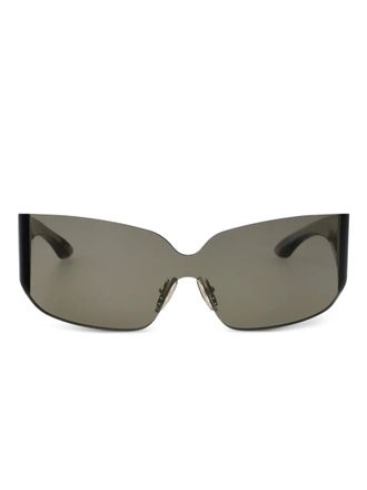 Balenciaga Mono shield-frame sunglasses - Grey