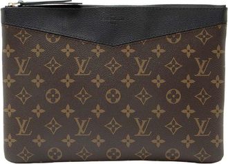 Louis Vuitton Black Monogram Canvas Daily Pouch (Authentic Pre-Loved)
