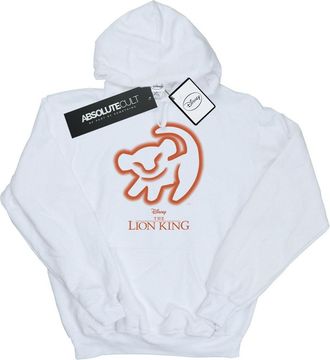 Disney Heren The Lion King Grottekening Hoodie (Wit)