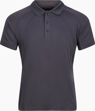 Regatta Mens Regatta Hardwear Mens Coolweave Short Sleeve Polo Shirt - Grey - Size: 44