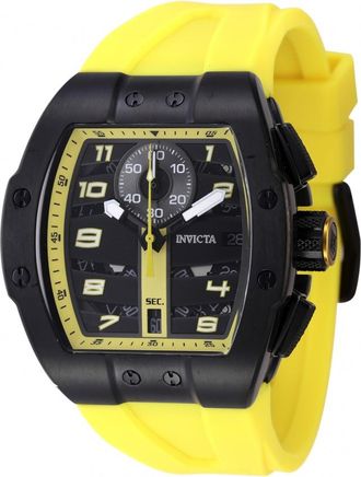 Invicta Racing Chronograph Quartz Black Dial Mens Watch 47371