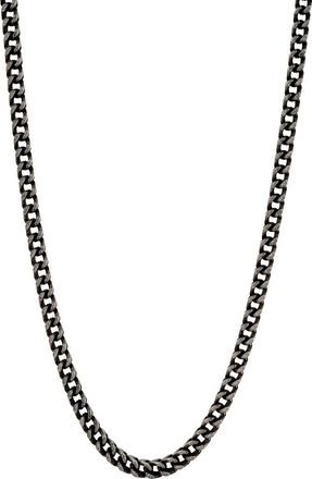 Ed Hardy Mens Stainless Steel Rope Chain Necklace in Silver at Nordstrom Rack