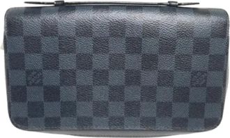 Louis Vuitton Tweedehands leren portemonnees - Dames - Vintage Accessoires - Blauw - ONE Size - Vintage
